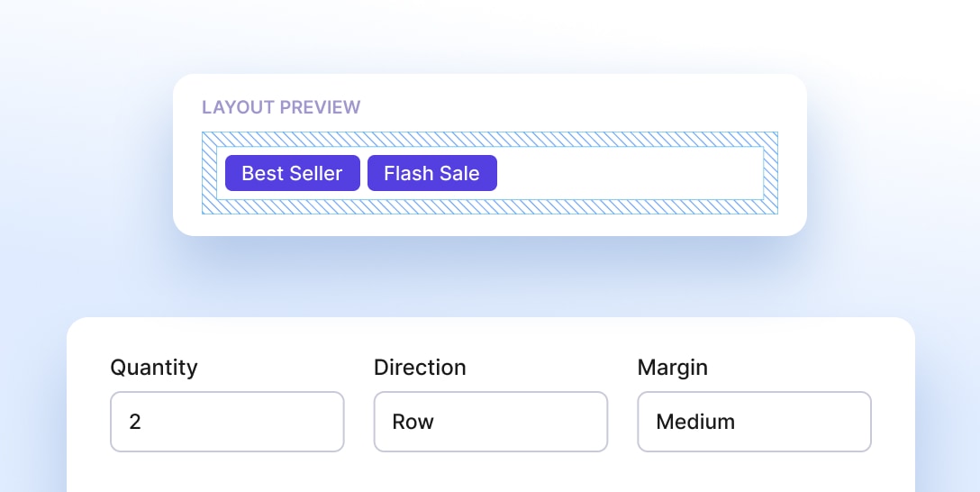 Flair dashboard showing global layout settings for managing multiple promotions at scale