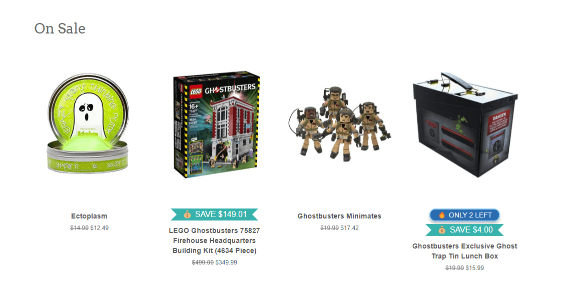 Products with Labels & Badges