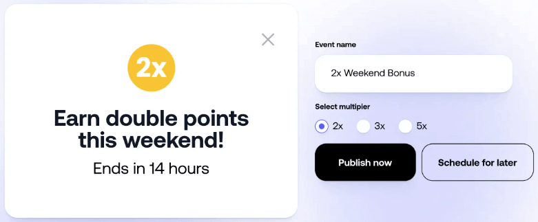 Boost sales bonus points