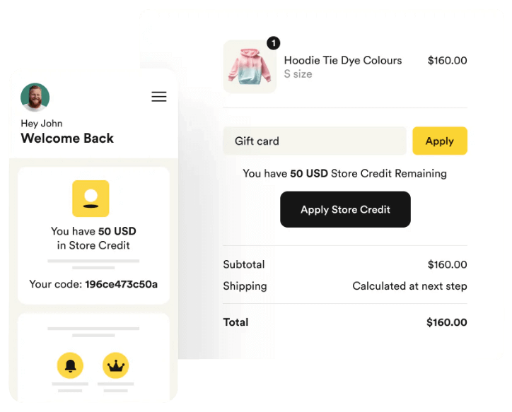 Store credit engagement