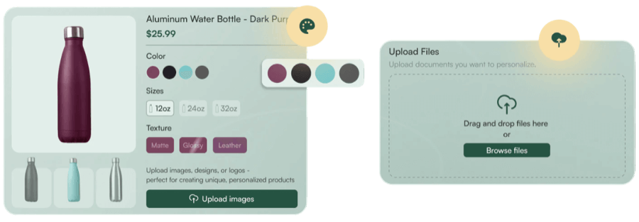 Customization image upload