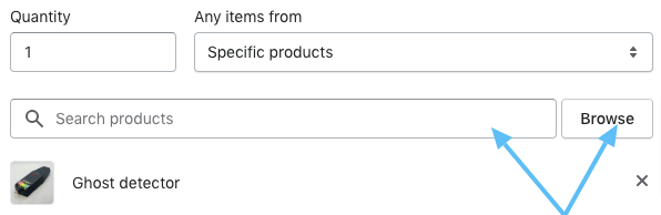 Discount applies to setting.