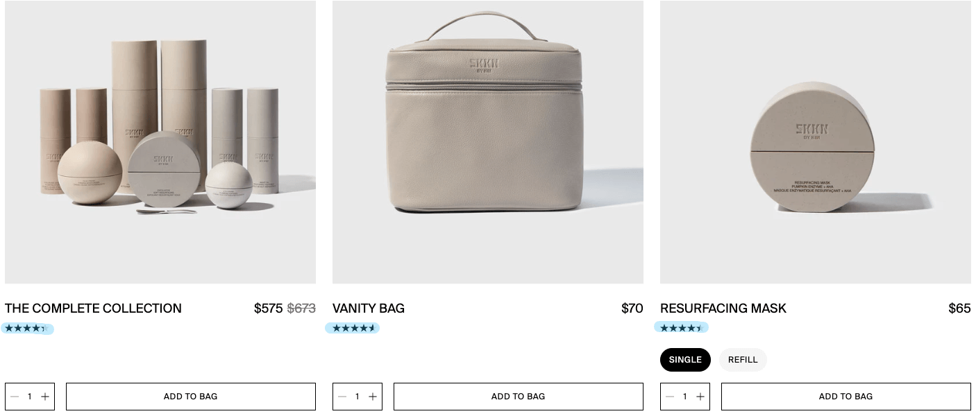 Add review scores to collection pages
