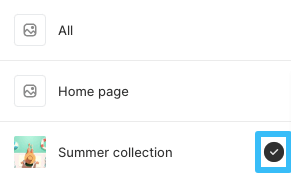 Feature summer collection