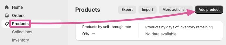 Add coming soon product