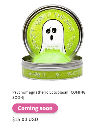 Flair coming soon product badge