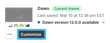 Customize shopify theme