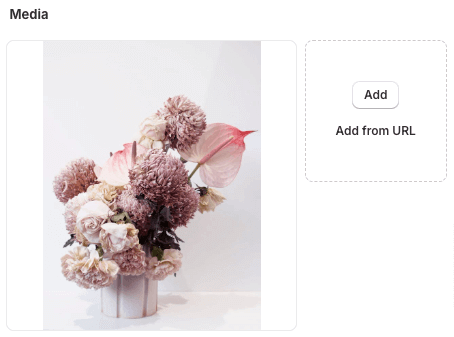 Shopify add product images