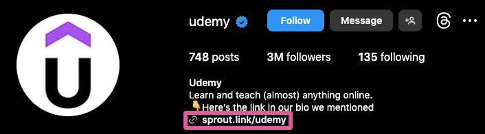 Udemy link in bio