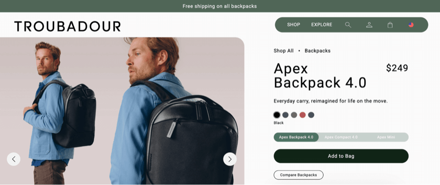 Troubadour Product Page